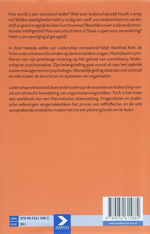 Achterkant van Leiderschap ontraadseld