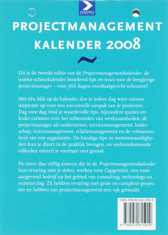 Achterkant van 2008