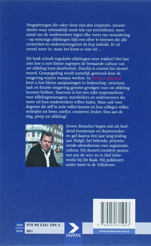 Achterkant van Pimp je afdeling!