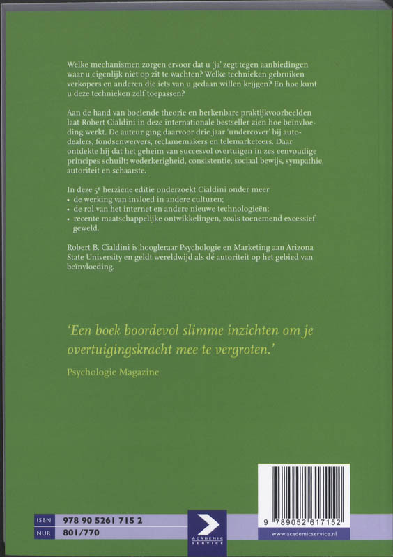 Achterkant van Invloed