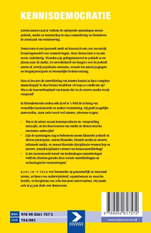 Achterkant van Kennisdemocratie