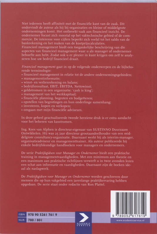 Achterkant van Financieel Management