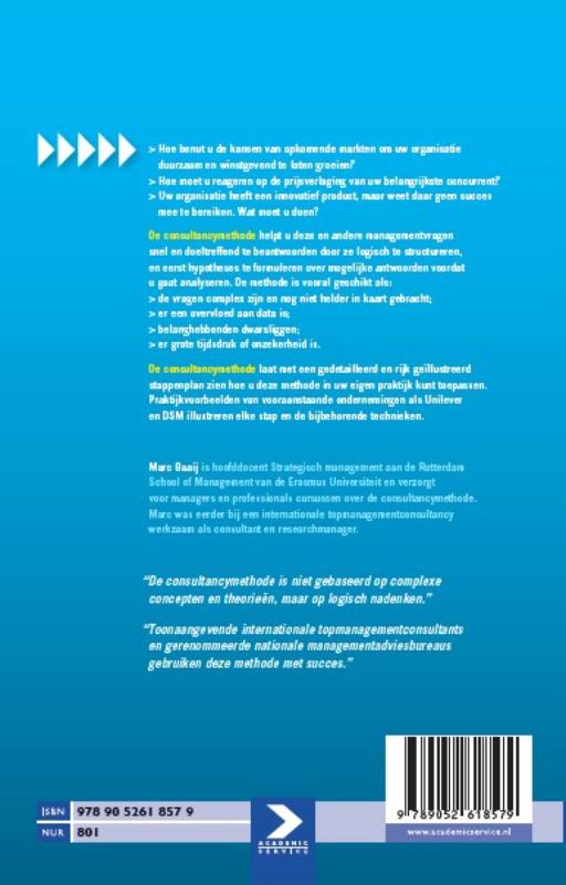 Achterkant van De consultancymethode