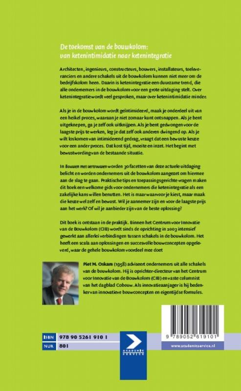 Achterkant van Bouwen met vertrouwen