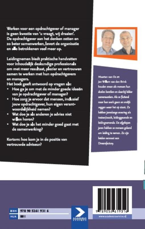 Achterkant van Leidingnemen