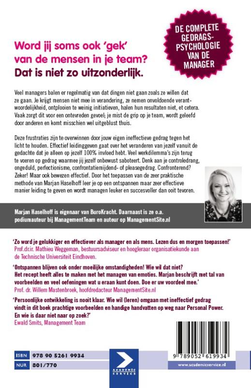 Achterkant van Hoe krijgen ze me zo gek?