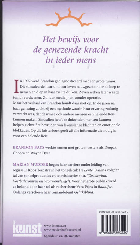 Achterkant van De helende reis
