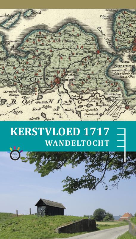Achterkant van Combinatie Kerstvloed 1717, een Pelgrimstocht en Wandelroute Kerstvloed 1717