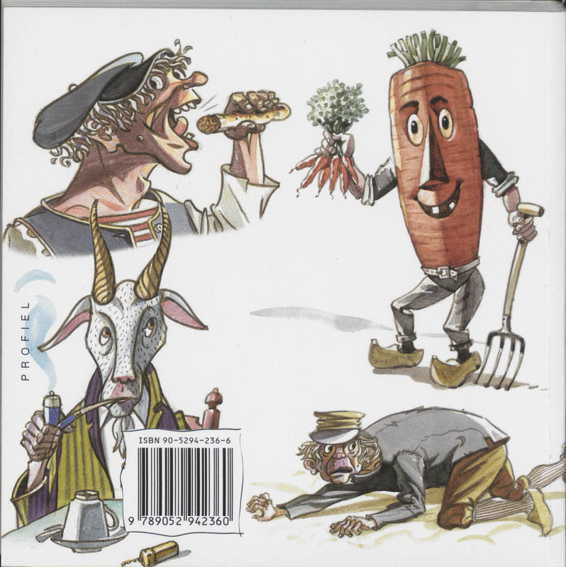 Achterkant van Schimpnamen van Friesland