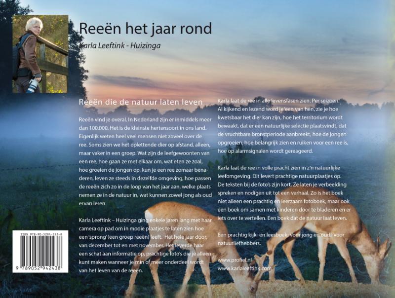 Achterkant van Reeën het jaar rond
