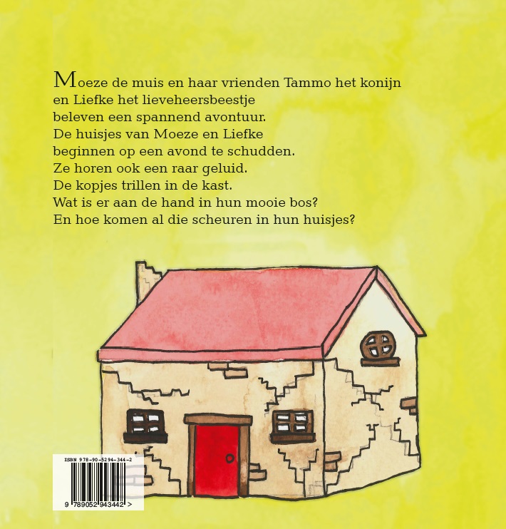 Achterkant van Moeze en de aardbeving