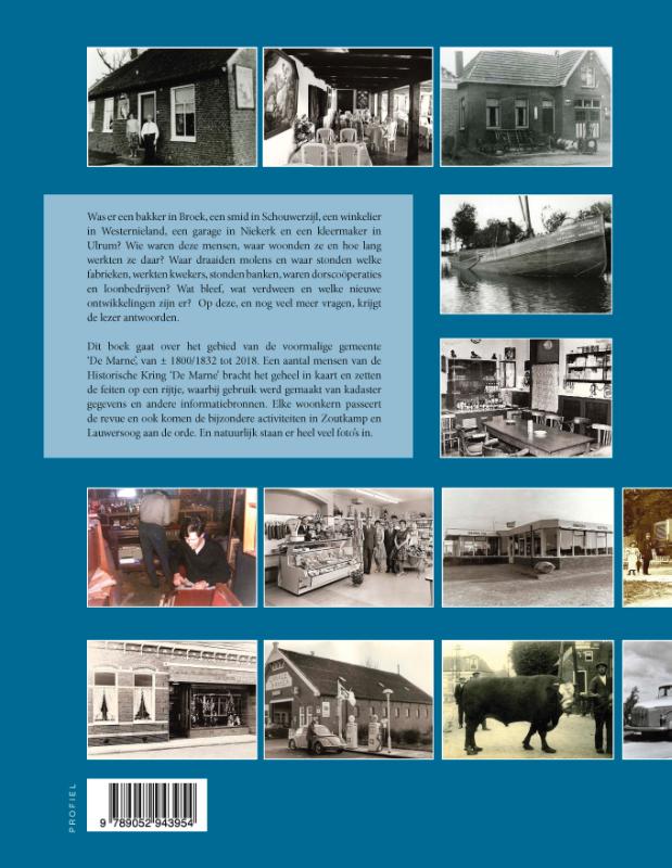 Achterkant van Bedrijvenboek De Marne