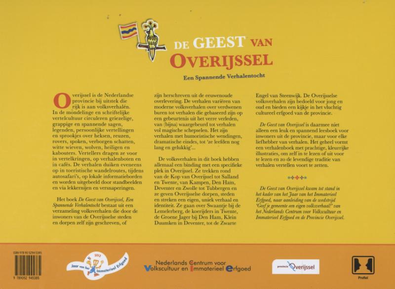Achterkant van De geest van overijssel