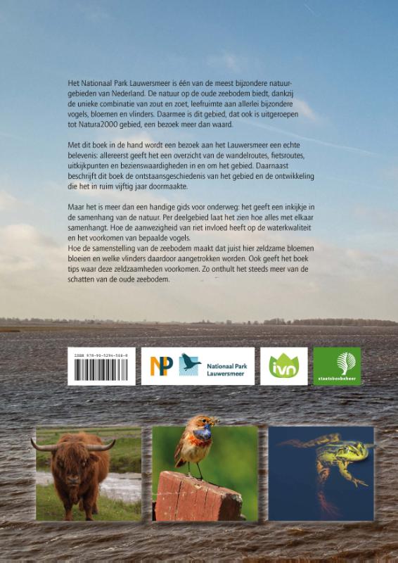 Achterkant van Op stap in Nationaal Park Lauwersmeer