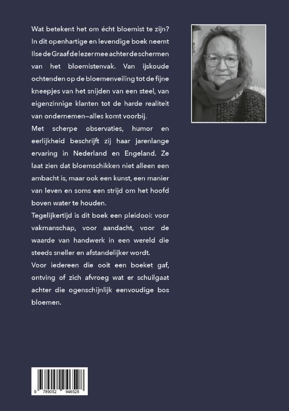 Achterkant van Memoires van een bloemiste