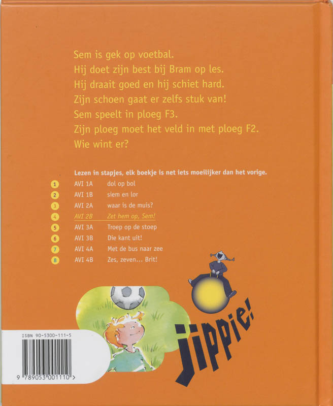Achterkant van Leesboek