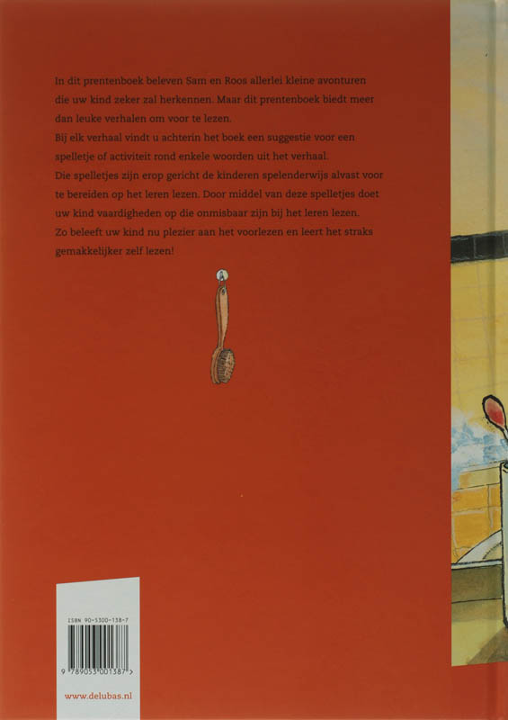 Achterkant van Sam en Roos