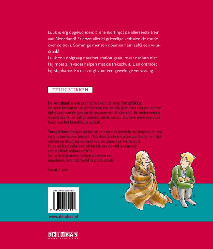 Achterkant van De vuurdraak