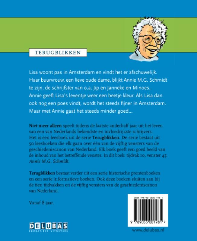 Achterkant van Annie M.G. Schmidt