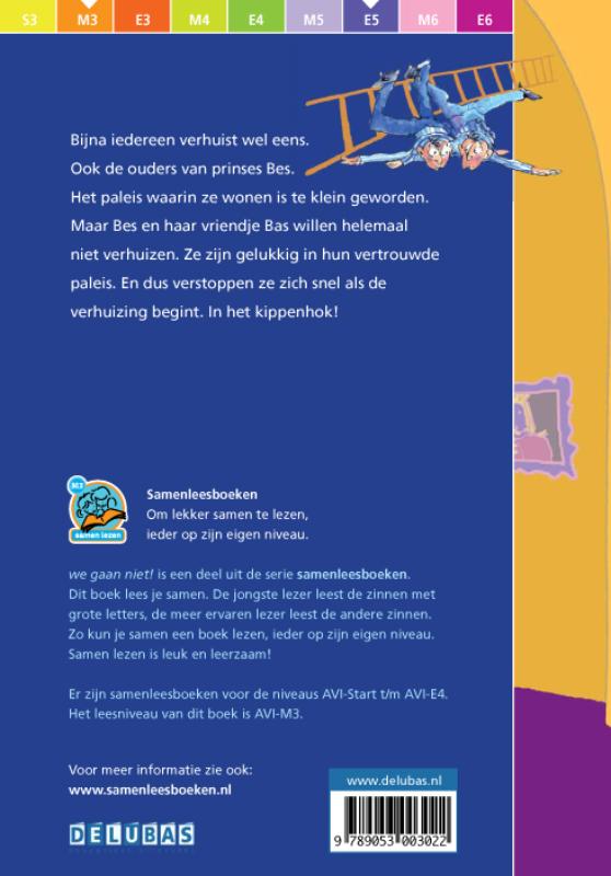 Achterkant van We gaan niet!