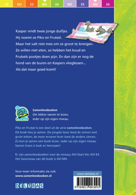 Achterkant van Piko en Frutsel