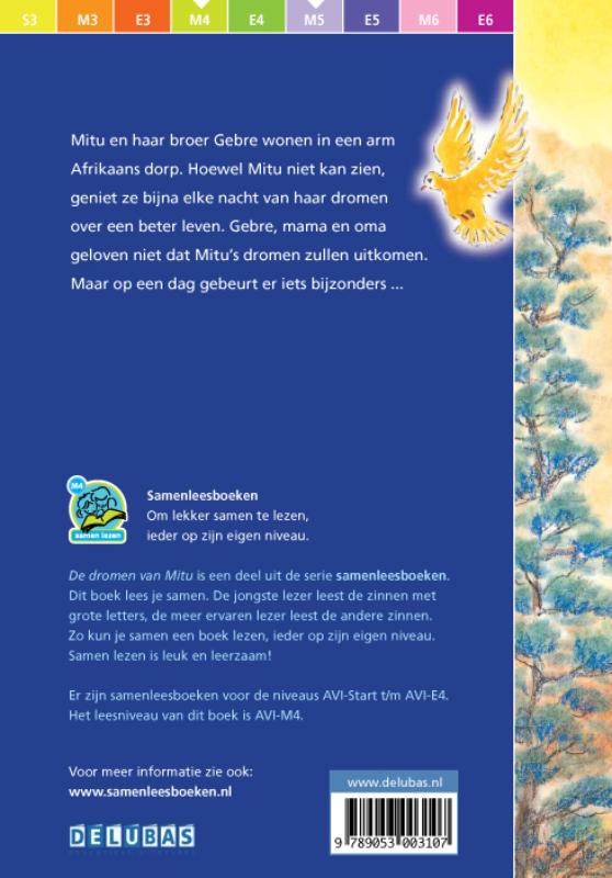 Achterkant van De dromen van Mitu