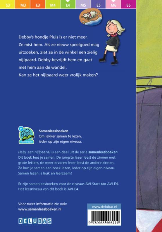 Achterkant van Help, een nijlpaard