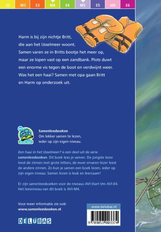 Achterkant van Een haai in het IJsselmeer?