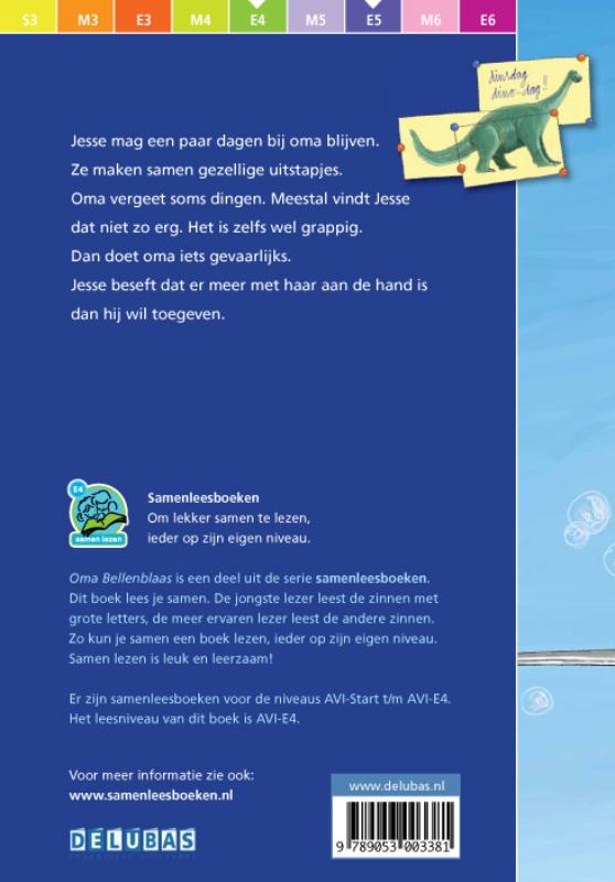 Achterkant van Oma Bellenblaas