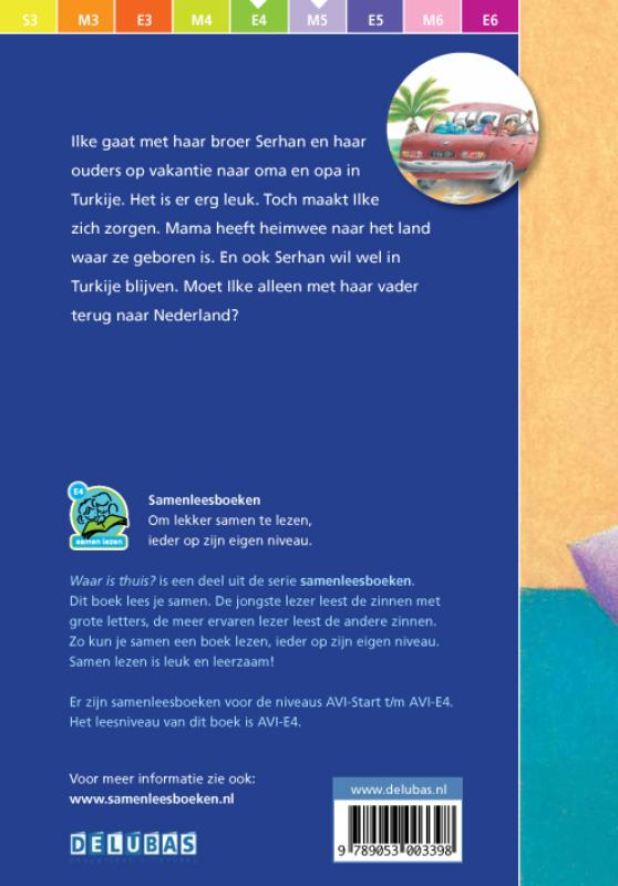 Achterkant van Waar is thuis?