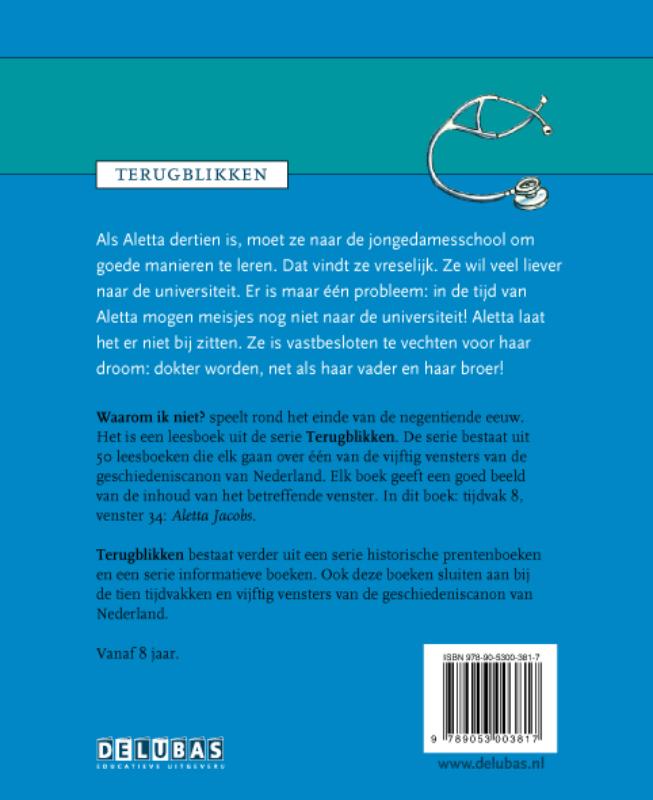 Achterkant van Waarom ik niet?