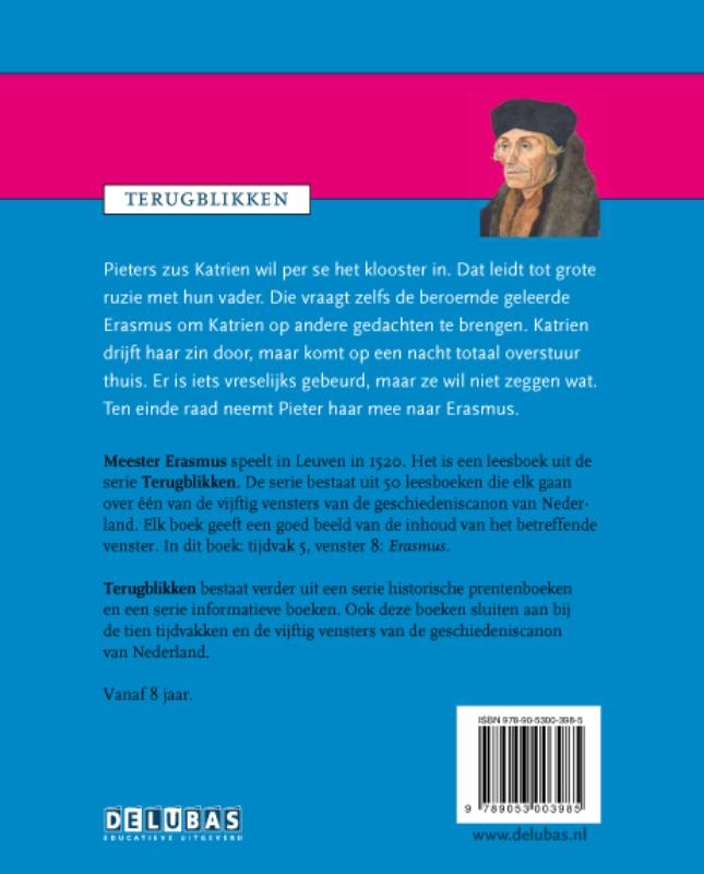 Achterkant van Erasmus