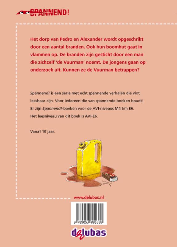 Achterkant van De Vuurman
