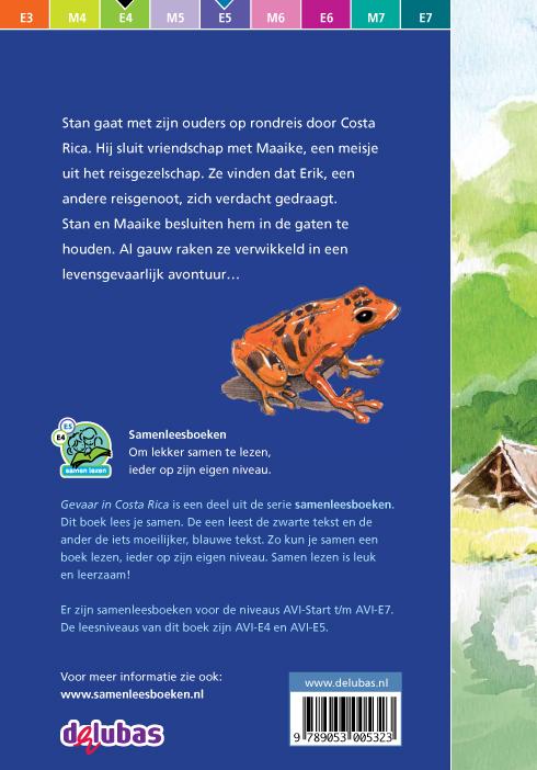 Achterkant van Gevaar in Costa Rica