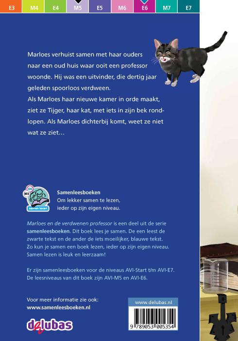 Achterkant van Marloes en de verdwenen professor