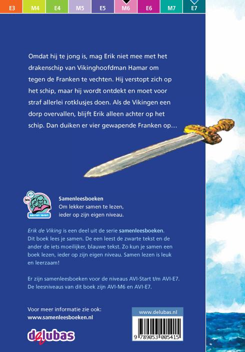 Achterkant van Erik de Viking