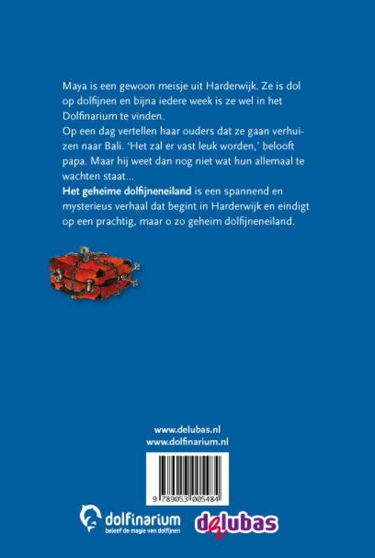 Achterkant van Het geheime dolfijneneiland