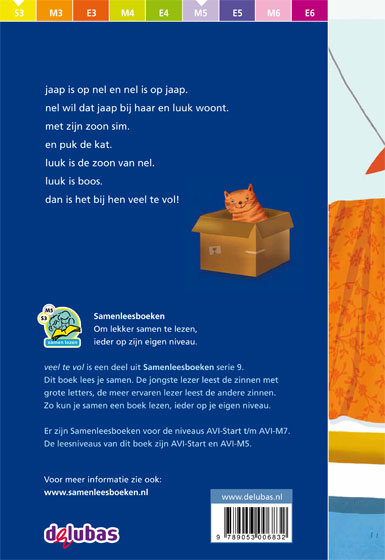 Achterkant van Veel te vol