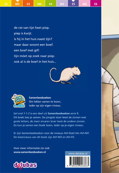 Achterkant van bel snel 1-1-2