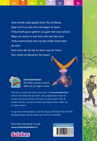 Achterkant van Wie arm is moet slim zijn