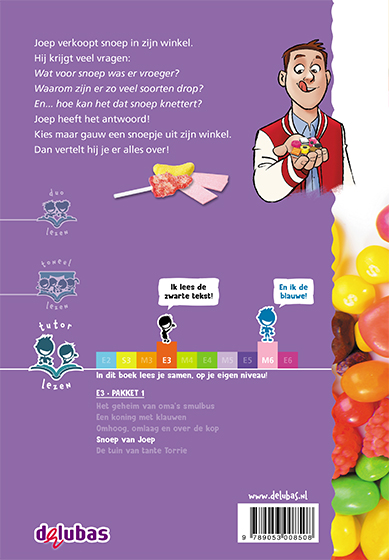 Achterkant van Snoep van Joep