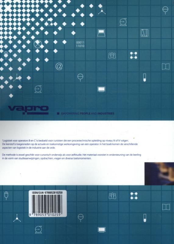 Achterkant van Logistiek voor de operators B en C