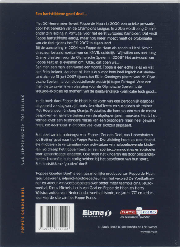 Achterkant van Foppes Gouden Doel
