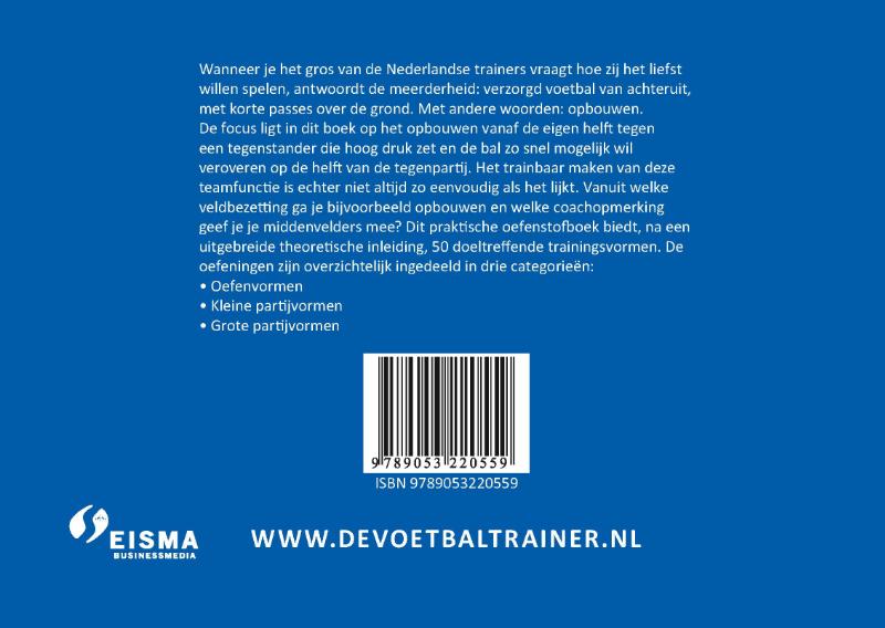 Achterkant van Trainen op opbouwen