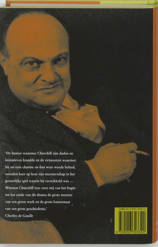 Achterkant van Churchill