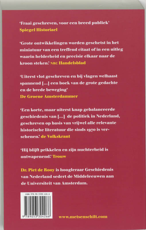 Achterkant van Republiek van rivaliteiten