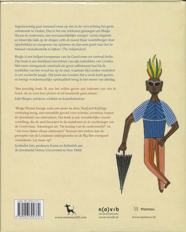 Achterkant van Het jungleboek van Londen