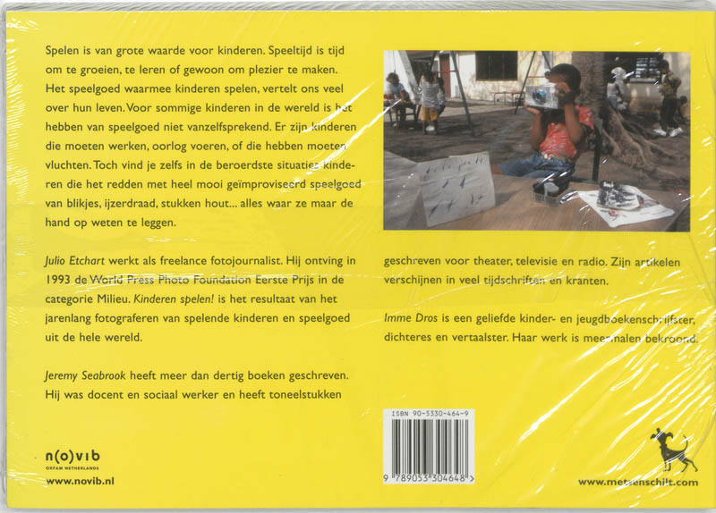 Achterkant van Kinderen spelen!