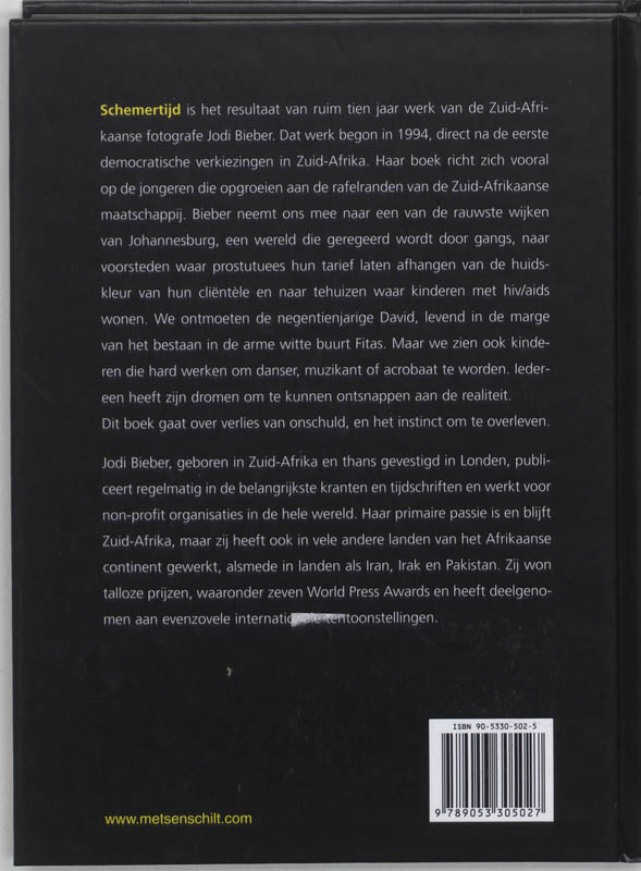 Achterkant van Schemertijd