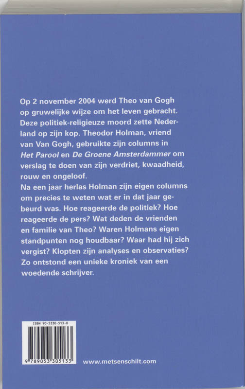 Achterkant van Theo is dood